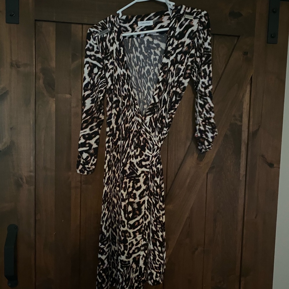 Calvin Klein wrap dress